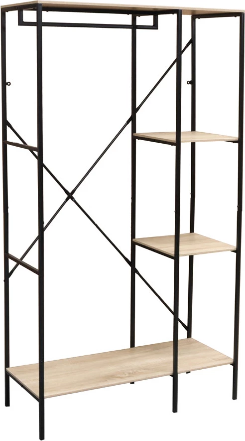 Dollap FREE 90, sonoma e zi, 90x40x165 cm