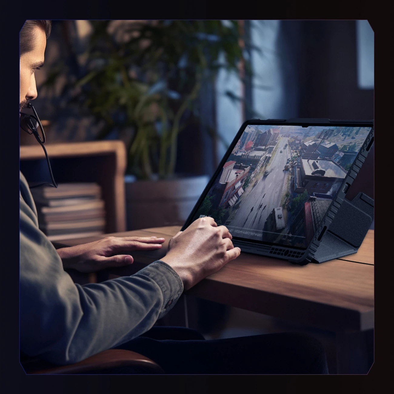 Mbështjellës Nillkin Bumper Leather Case Pro për Samsung Galaxy Tab S9+, e zezë