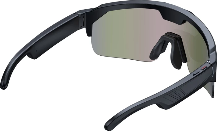 Syze sportive AI Zeblaze Q01, kamerë 8MP, 4GB Flash, Wi‑Fi/BLE 5.3, IPX4, zezë/argjend (set)