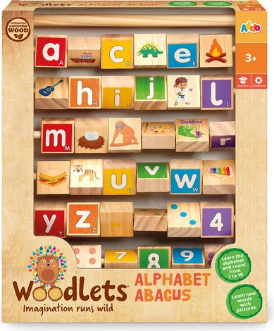Woodlets Alphabet Abacus