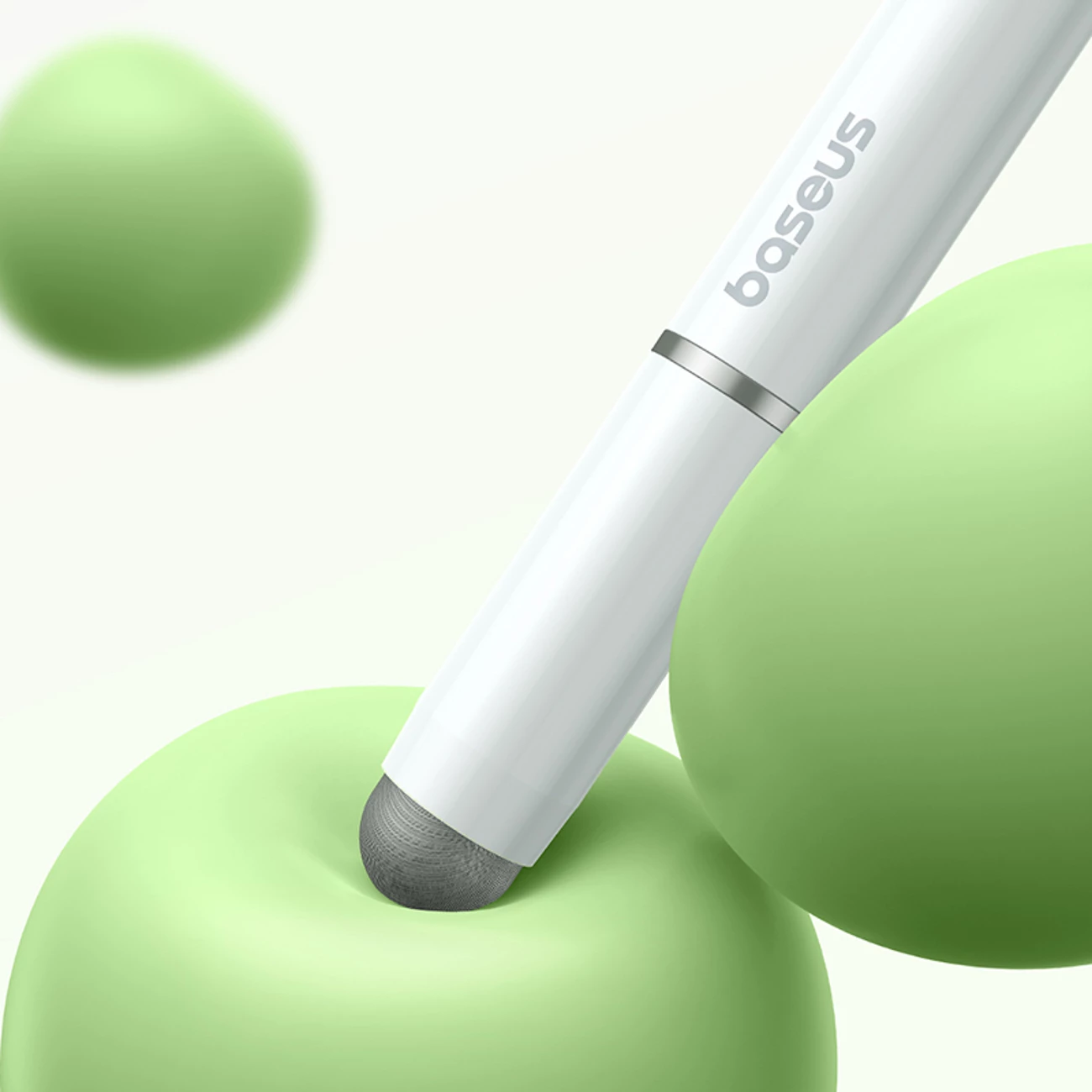Stylus Baseus Smooth Writing III 3in1, për smartphone/tablet/laptop, i bardhë