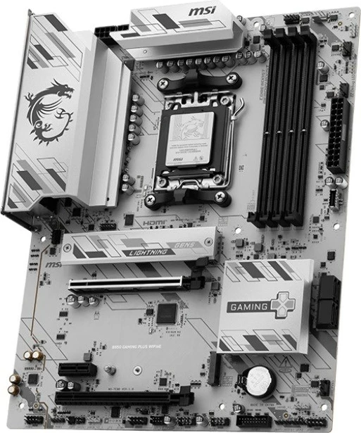 Pllakë amë MSI B850 GAMING PLUS WIFI6E, Socket AM5, ATX, Wi-Fi 6E, e zezë