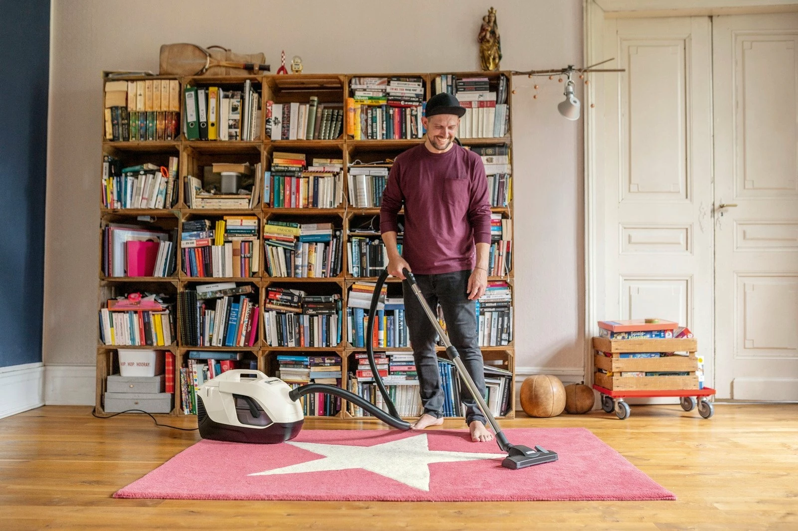 Fshesë elektrike Karcher DS 6 (1.195-250.0) 650W 2L HEPA 12, e bardhë