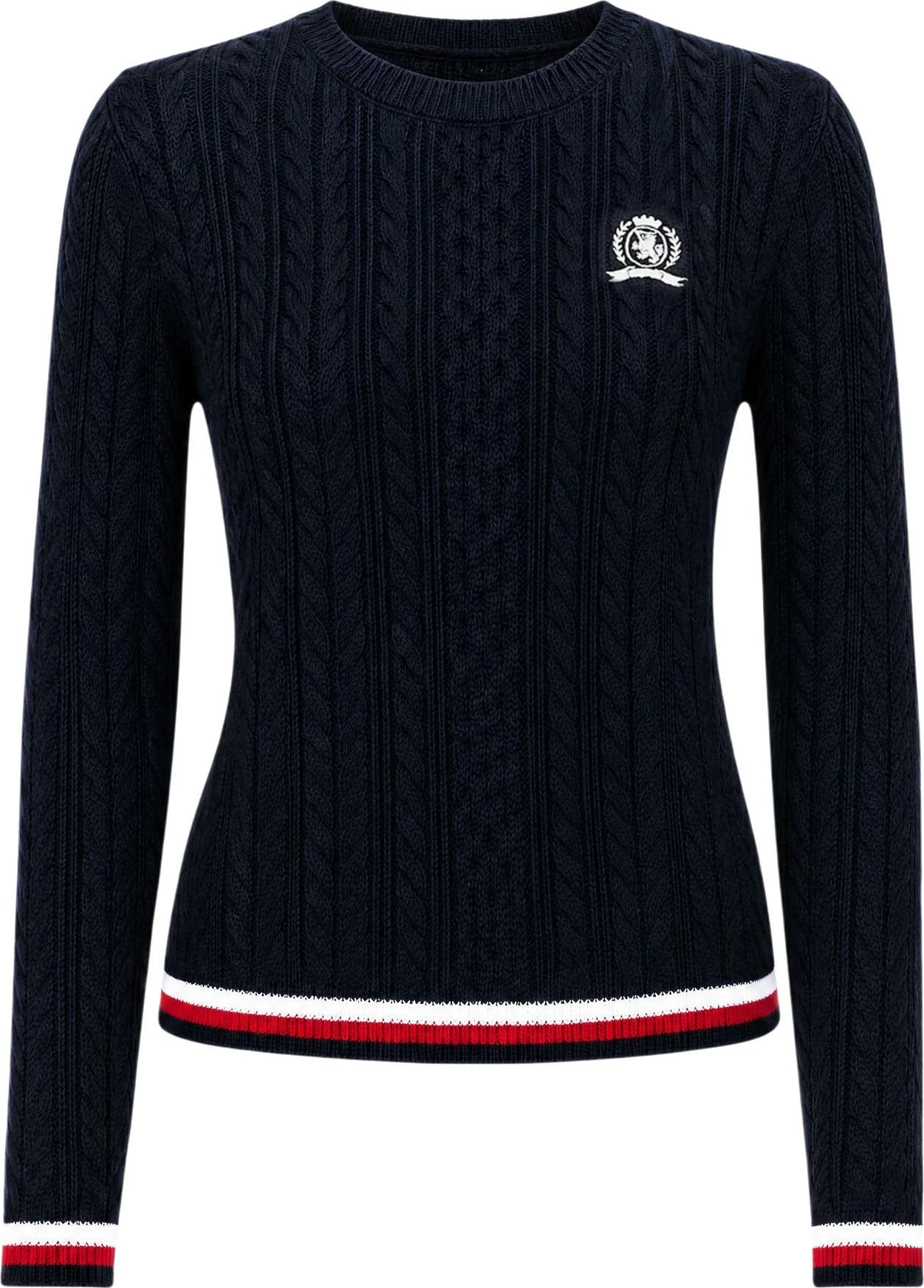 Xhemper për femra Tommy Hilfiger Jeans DW0DW22933, i kaltër i errët [Madhësia: XS]