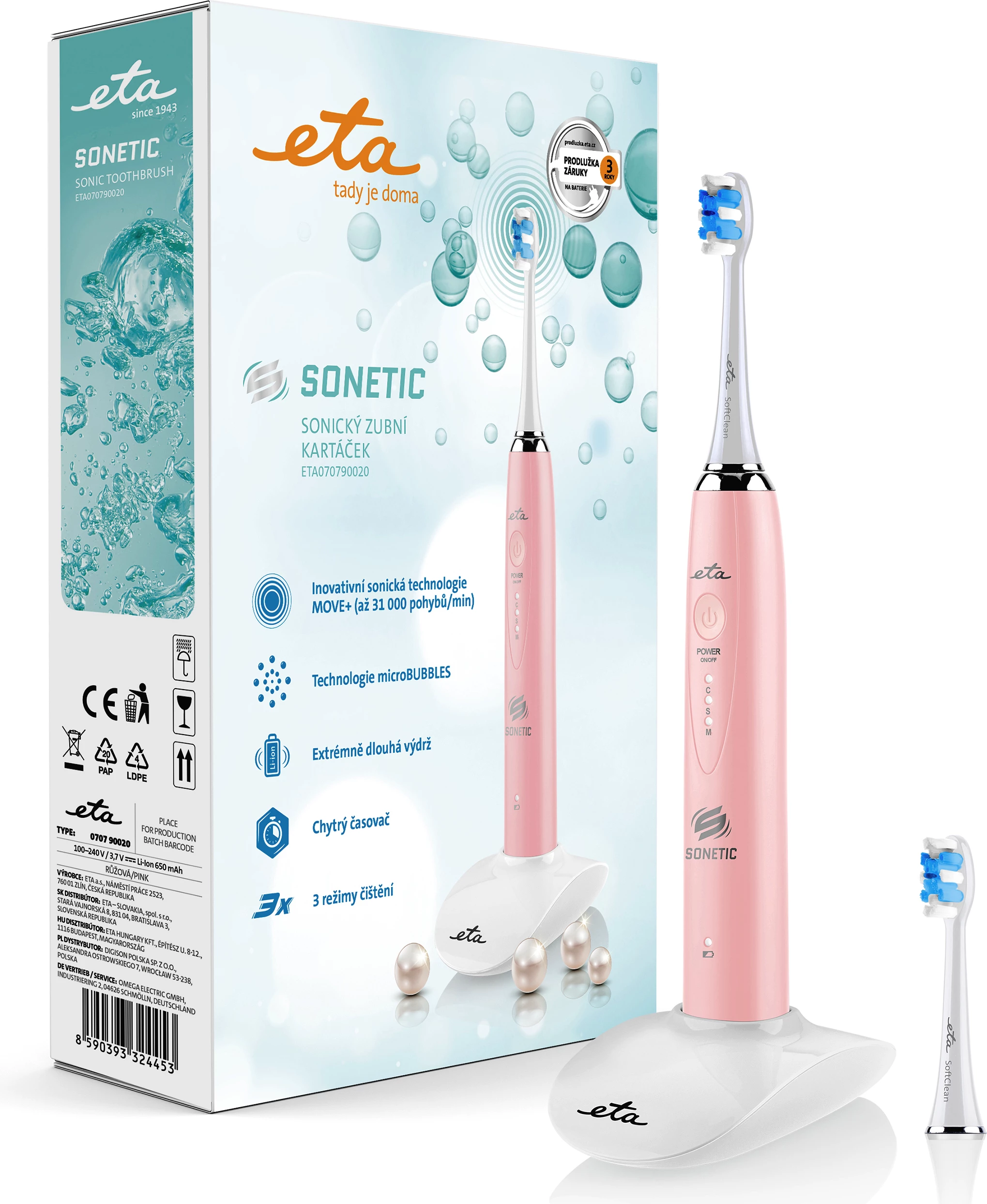 Furçë Dhëmbësh ETA SONETIC 070790020