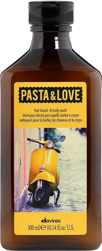 Larës trup, flokë dhe mjekër Davines Pasta&Love për burra, 300ml