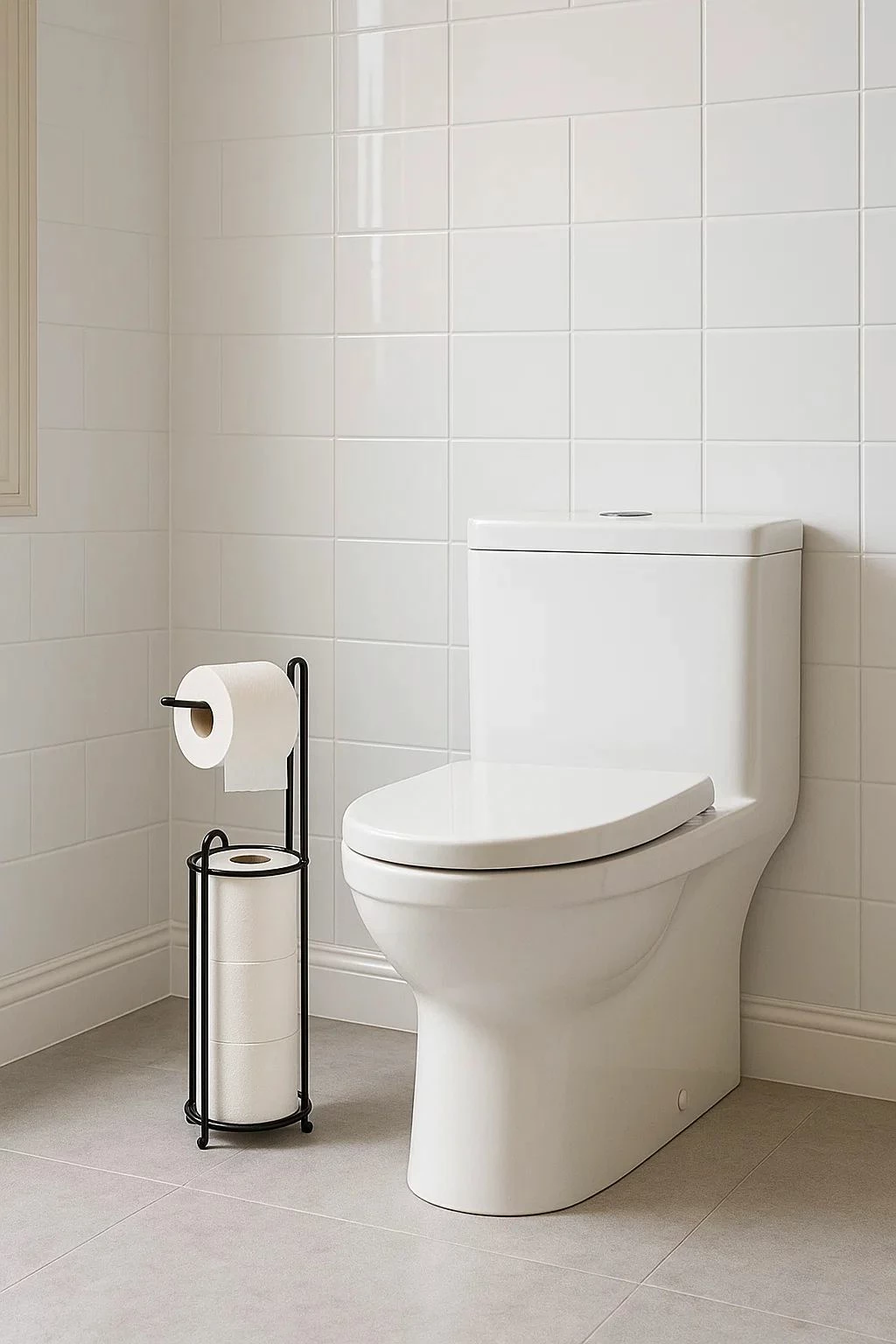 Mbajtës letre tualeti Mijolnir, i zi, WB049-B