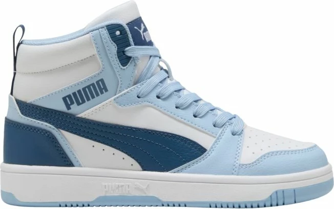 Atlete për fëmijë Puma, të bardha e kaltër