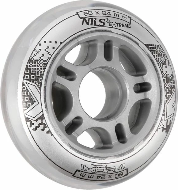 Rrota rollera Nils Extreme, transparente