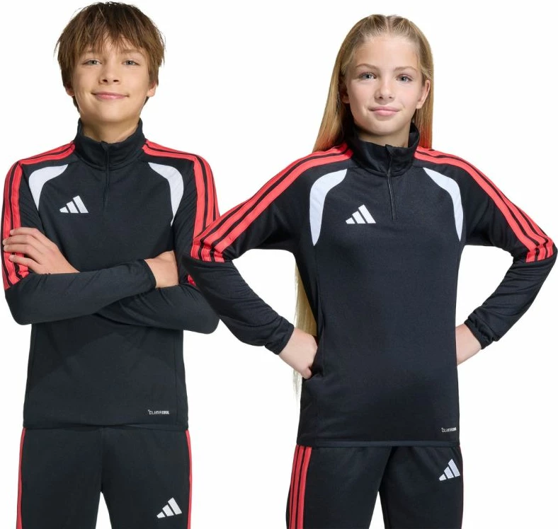 Duks për fëmijë adidas, i zi i bardhë i kuq