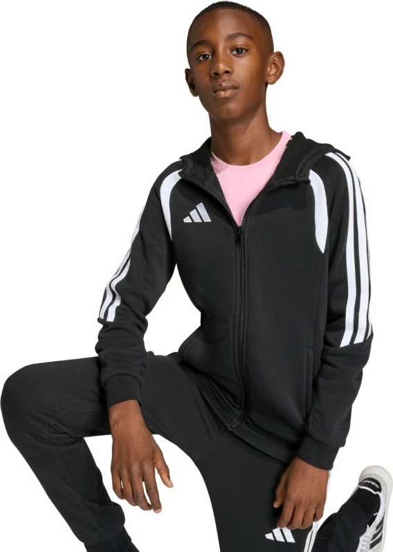 Duks për fëmijë adidas, i zi [Madhësia: 128 cm]