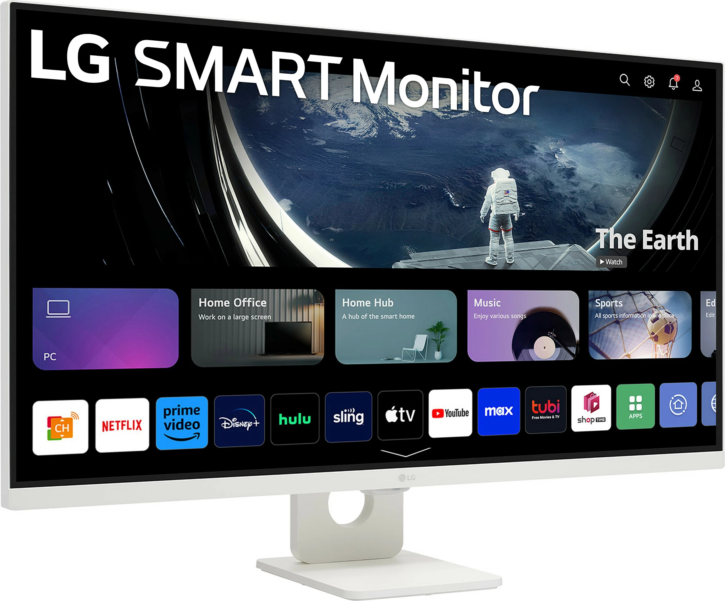 Monitor Smart LG 32U721SA-W, 31.5", 4K UHD, VA, 60Hz, USB-C 65W, i bardhë