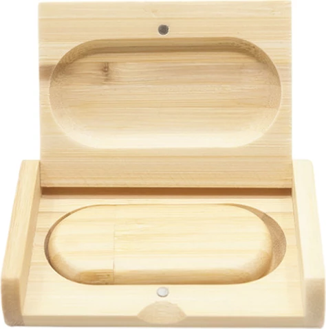 USB Flash Drive 16GB prej Druri me Kuti Ovale Dekorative