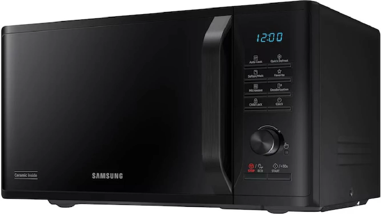 Mikrovalë Samsung MS23K3515AK/E2 1250 W, 6 nivele fuqie, CERAMIC INSIDE, Quick Defrost, e zezë 6