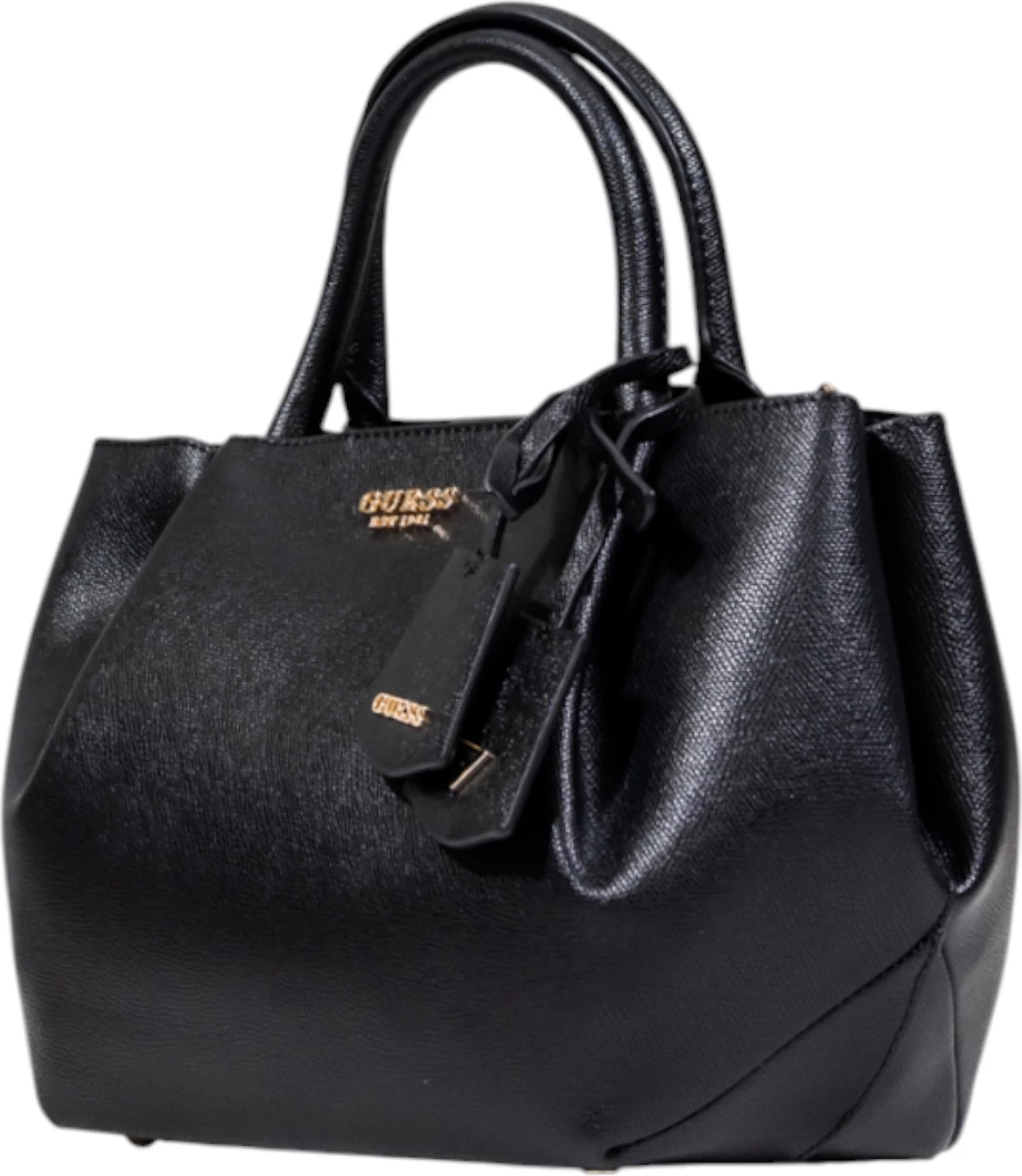 Çantë dore Guess Amorette Girlfriend Satchel HWBG78 98060, e zezë