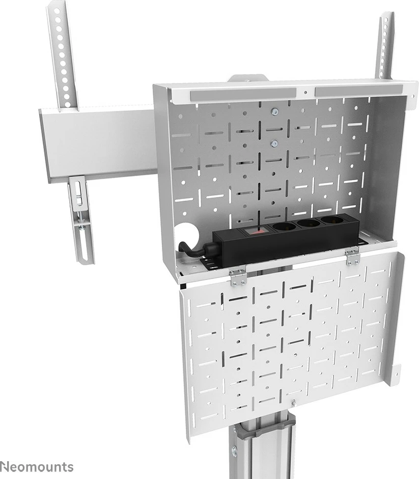 Karrocë portative TV Neomounts Newstar FL50S-825WH1, për ekrane 37-75 inç, rregullim lartësie, ngjyrë e bardhë