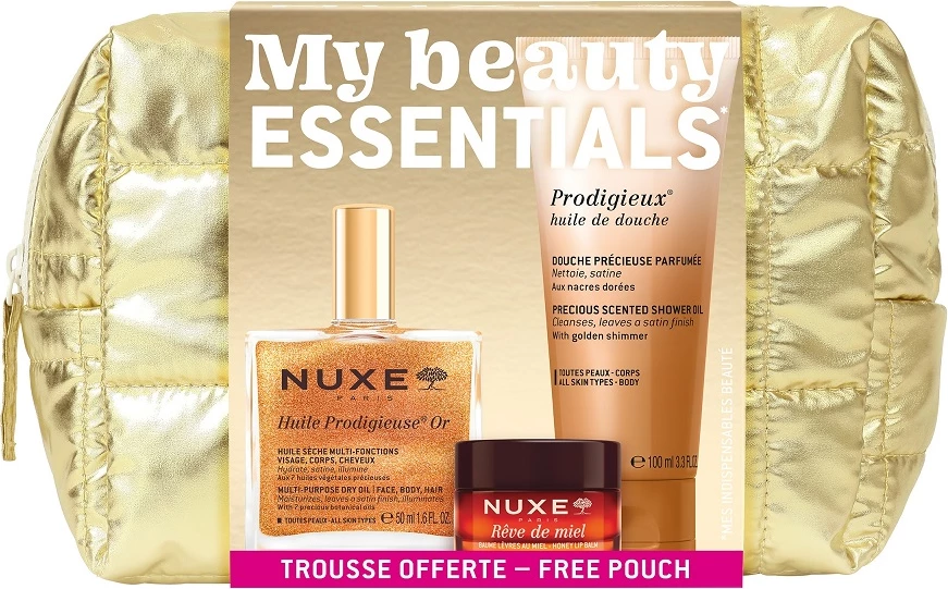 Set për kujdes trupit, Nuxe My Beauty Essentials, për femra, 3 copë