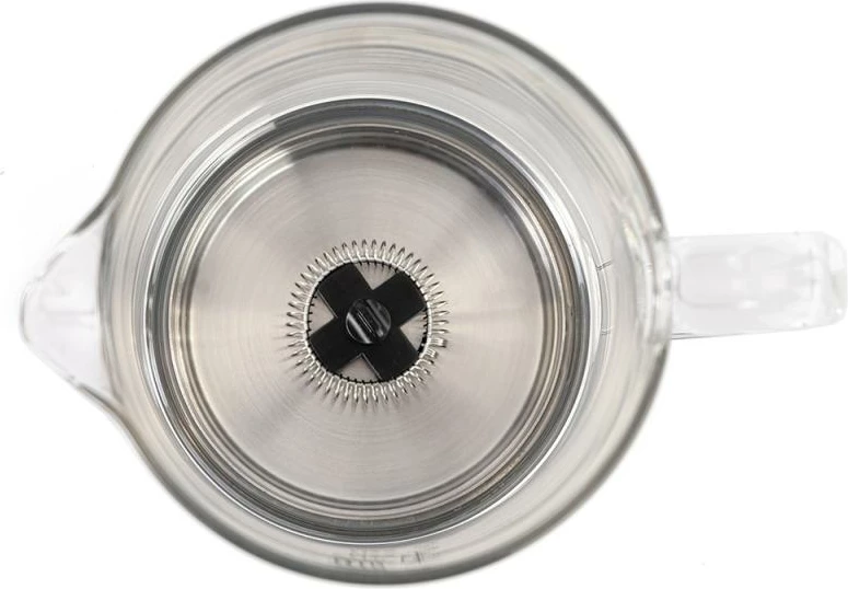 Shkumues qumështi elektrik, Rommelsbacher MS 625, 500 ml, kanaçe qelqi e heqshme, inox, e zezë