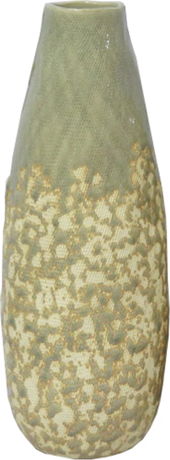 Vazo qeramike, ngjyrë mente, 15x15x40cm