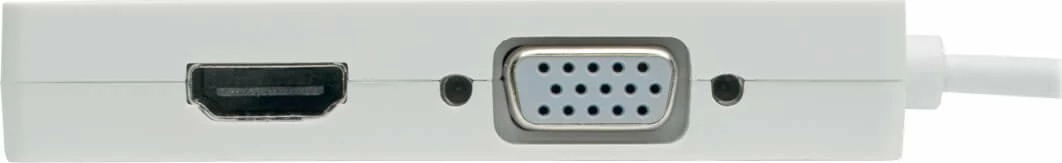 Adapter USB-C Eaton Tripp Lite U444-06N-HDV4K, HDMI/DVI/VGA, 4K, i bardhë
