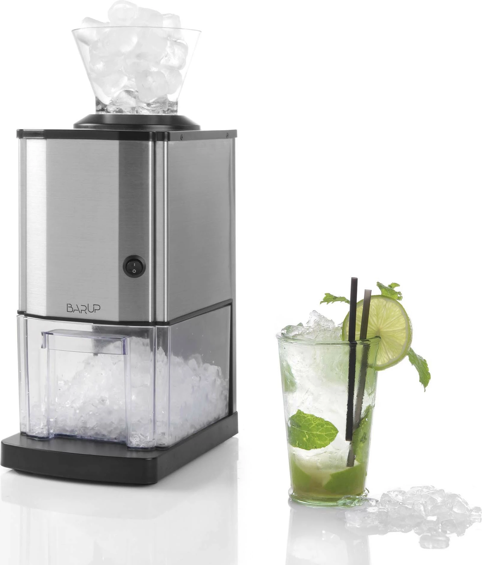 Thyes akulli elektrik, Bar Up, 220V 50/60Hz 60-80W, trup çelik inoks, ngjyrë argjendi