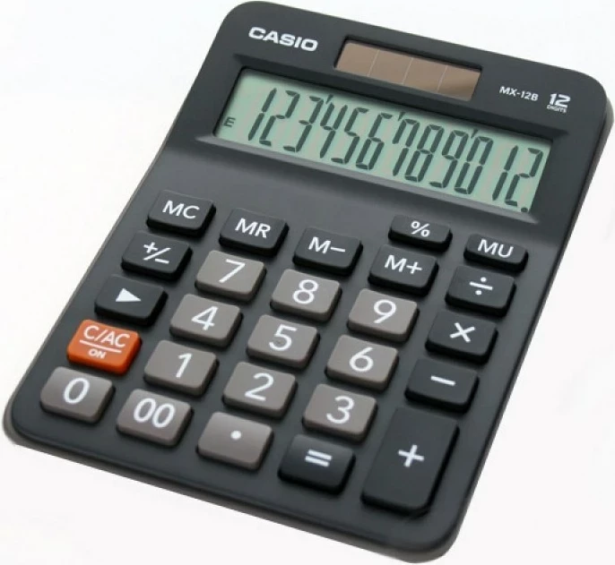 Kalkulator zyre Casio MX-12B, 12 shifra, i zi