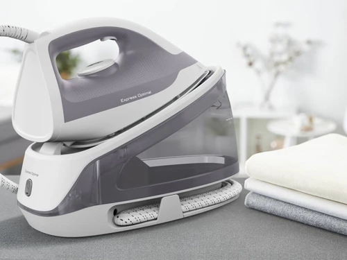 Stacion hekurosjeje me avull Tefal Express Optimal SV4111E0 2200W 1.2L pllakë qeramike Gri/Bardhë