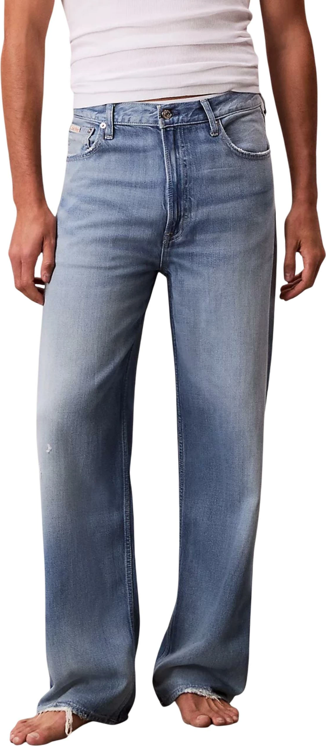 Xhinse për meshkuj Calvin Klein Jeans BAGGY J LV04RC735G, blu denim