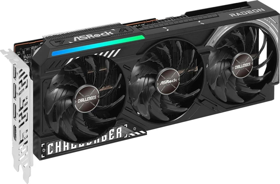 Kartelë grafike Asrock Challenger AMD Radeon RX 9070, 16 GB, E zezë