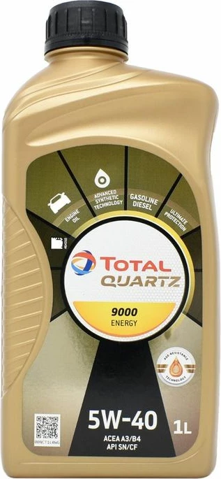 Vaj Total Quartz 5w-40 1l 9000