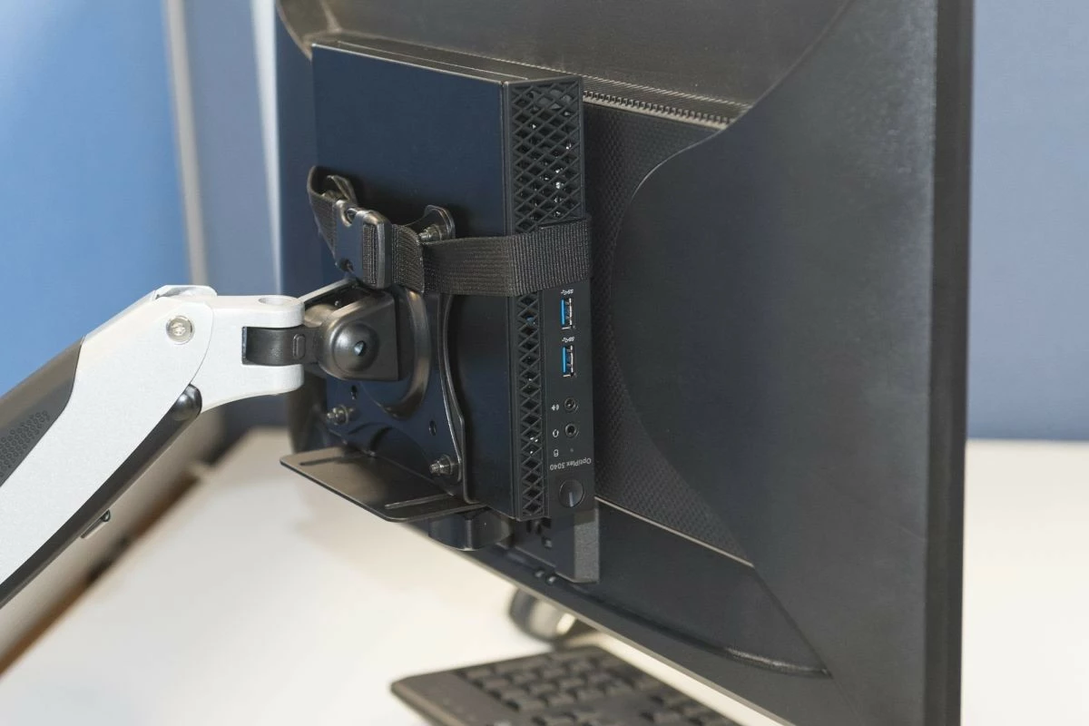 Mbajtëse MiniPC Digitus DA-90360, për monitor, VESA 75x75/100x100, e zezë