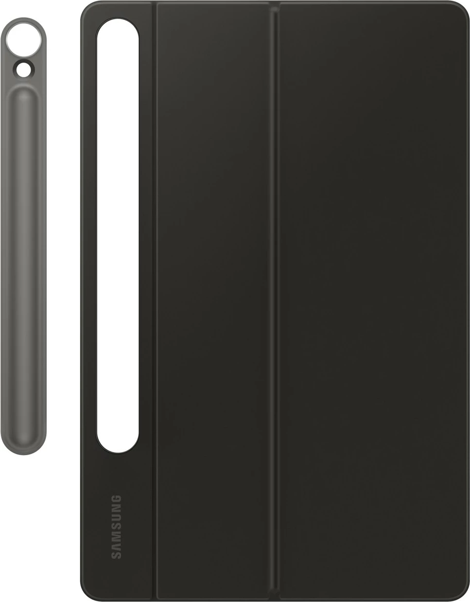 Mbështjellës tastierë Samsung EF-DX725, QWERTZ, Galaxy Tab S9, Galaxy Tab S9 FE, e zezë