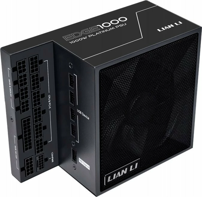 Furnizues rryme Lian Li EDGE EG1000 1000W 80 Plus Platinum ATX 3.1 fully modular, i zi