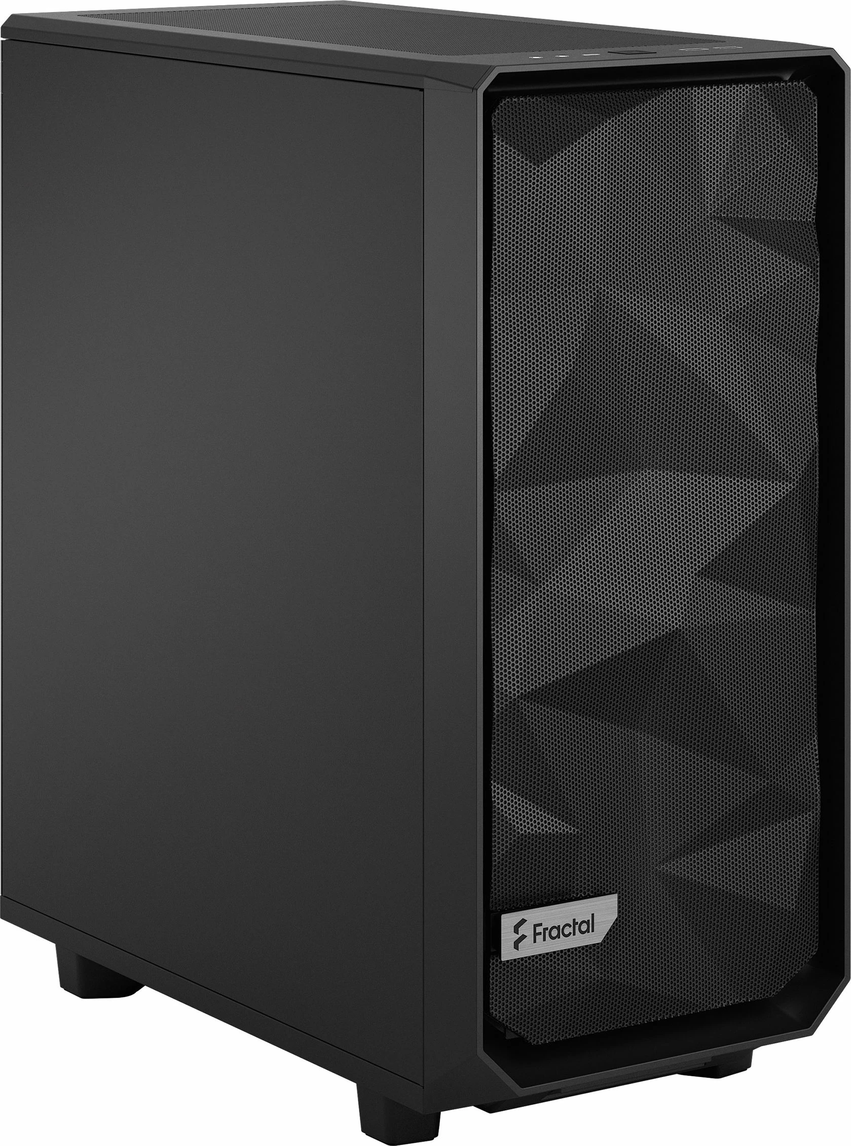 Kasë Fractal Design Meshify 2 Compact Solid FD-C-MES2C-01, Midi Tower ATX, pa dritare, e zezë