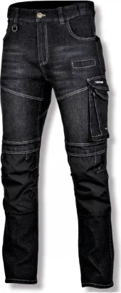 Pantallona pune LAHTI PRO L4051705 Slim Fit 2XL, të zeza