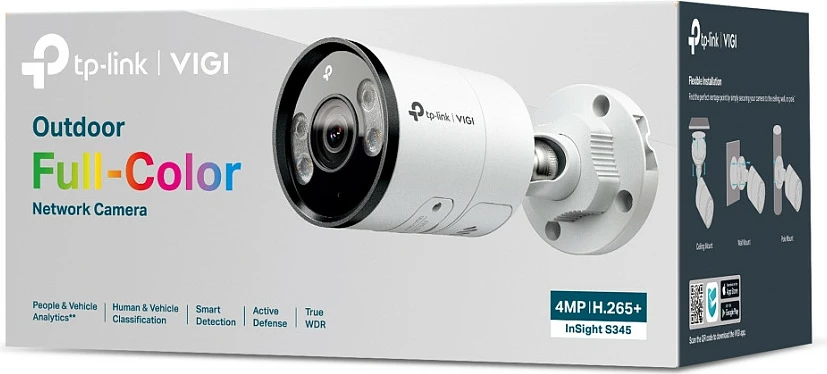 Kamerë sigurie IP TP-Link INSIGHT S345, e jashtme, me kabllo, 64m, 120 dB