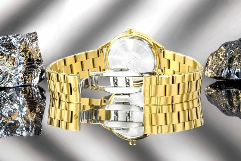 Orë dore femrash Giewont GW1140-B4, gold black, set