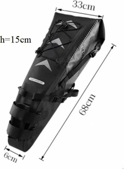 Çantë bisiklete Rockbros, e zezë