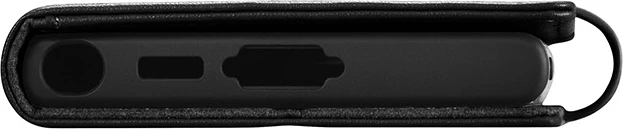 Mbështjellës iCarer Haitang Wallet për Samsung Galaxy S23 Ultra, lëkurë, i zi