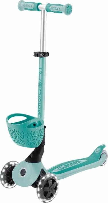 Trotinetë me ulëse për fëmijë Globber GO UP BABY 360 Lights, set