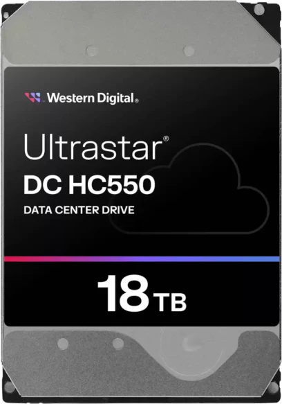 Hard disk intern WD Ultrastar DC HC550 WUH721818ALE6L4 (0F38459), 18TB, 3.5\", SATA 6Gb/s, 7200rpm, 512MB cache, argjendtë/zi