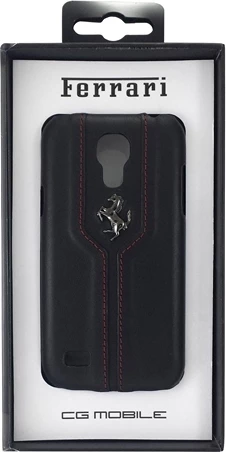 Mbështjellës Ferrari Monte Carlo për Samsung Galaxy S4 Mini, lëkurë, i zi