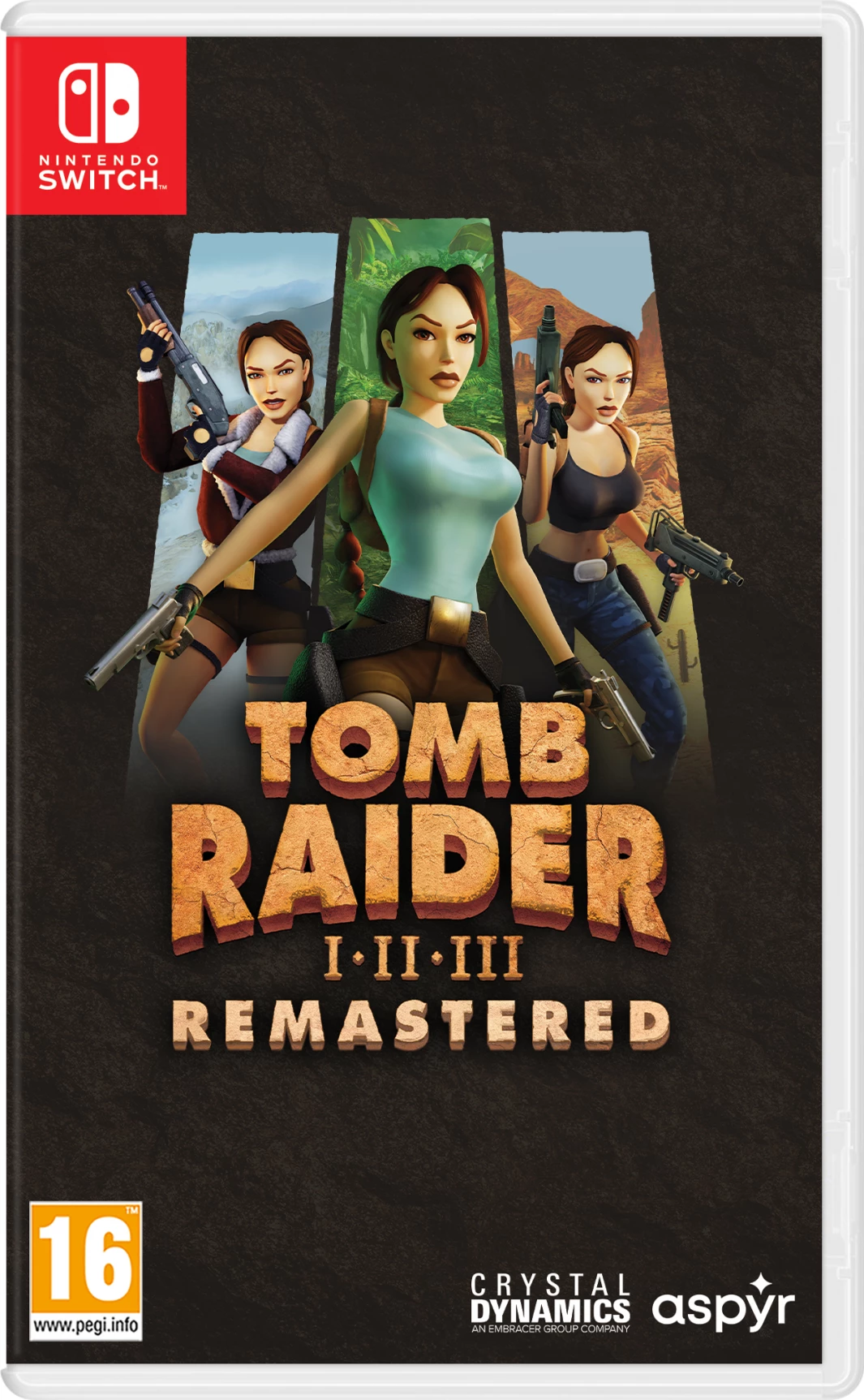 Lojë Nintendo Switch Aspyr Tomb Raider I-III Remastered Starring Lara Croft (koleksion 3 lojëra)