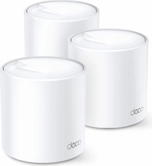 Sistem Mesh WiFi, TP-Link Deco X20, Wi‑Fi 6 AX1800, 3 copë, bardhë