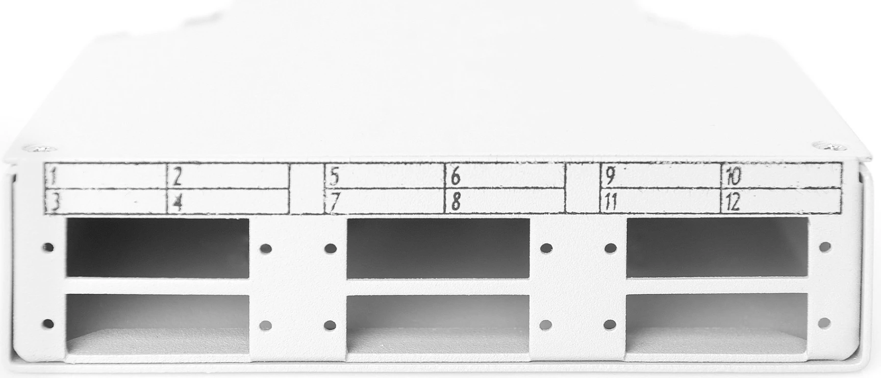 Kuti shpërndarëse Digitus, SC, 6 porta, 125x130x35mm, gri