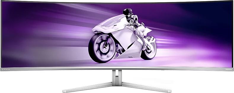 Monitor Philips Evnia 49M2C8900L/00 49in QD-OLED 5120x1440 144Hz 0.03ms 32:9 USB-C 90W, i bardhë