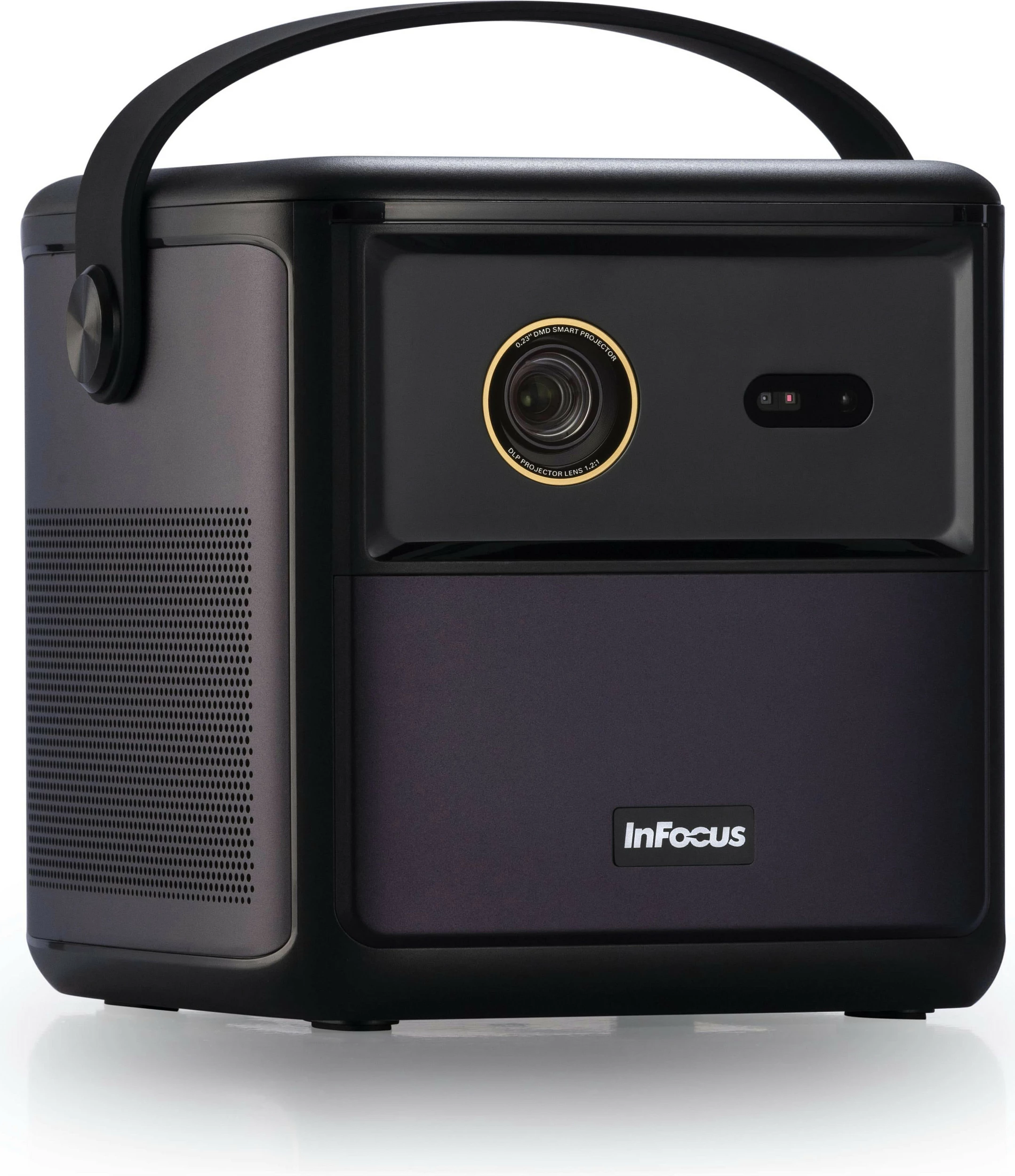 Projektor InFocus Crusader Master IN3018SL, Full HD, HDR10, 3D, 32GB, Wi‑Fi/Bluetooth, gri e errët