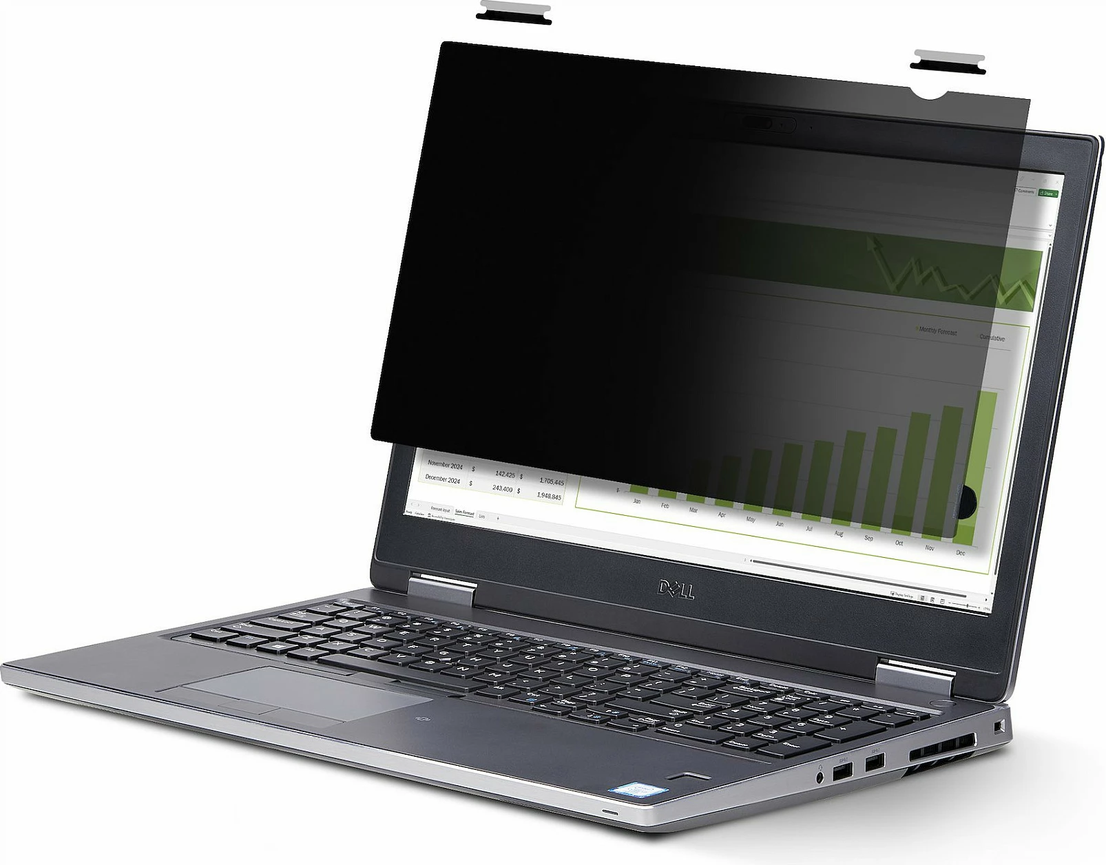 Filtri privatësie për ekran laptopi StarTech 15.6" 16:9, flip-up, touch, anti-glare, blue light, i zi