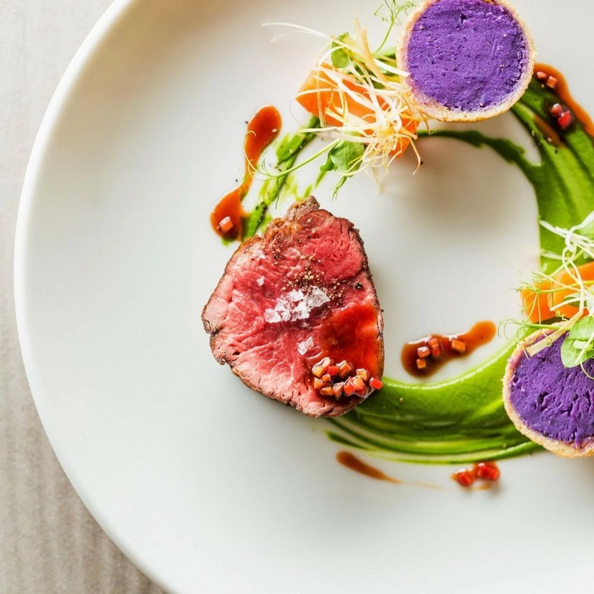 Pjatë porcelani Fine Dine Crema ø210 mm, krem, set 6 copë