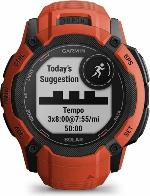 Orë sportive Garmin për femra e meshkuj, e kuqe